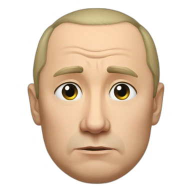 Putin sad sticker