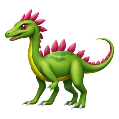 Sceptile-Salazzle-Pokémon-Fakémon-creature sticker