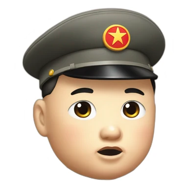 super fat Kim jong UN point to you sticker
