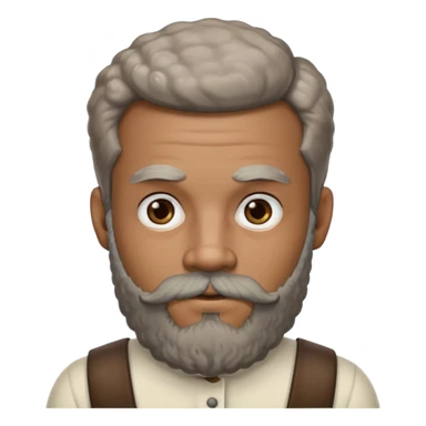 mutton chops beard sticker