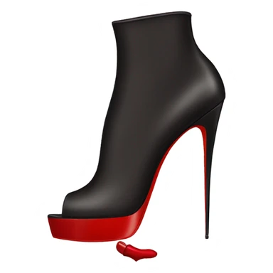 louboutin heels sticker