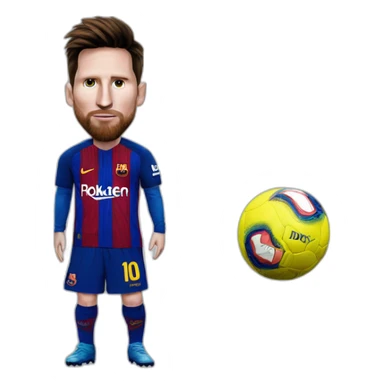Messi 8 ballon dior  sticker