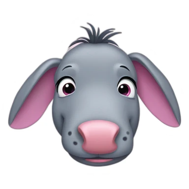pink eeyore sticker