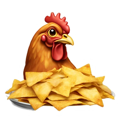 Chicken nachos sticker