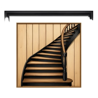 Down stairs sticker
