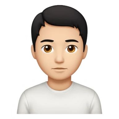 Dormir cabelo preto pele morena clara sticker