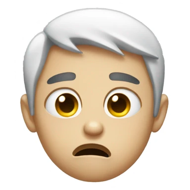 Super sad emoji crying lots of tears sticker