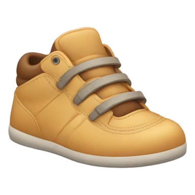 Shoe with a good hair style sticker