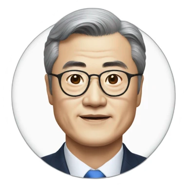 moon jae in sticker