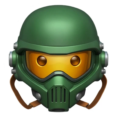 Doomguy helmet sticker