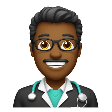 dentist black sticker