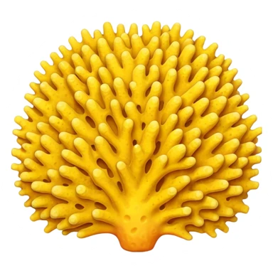 yellow Coral  sticker