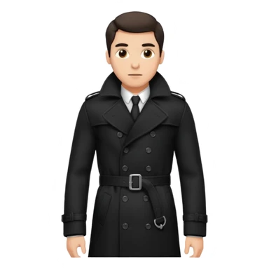 outerwear coat men trenchcoat sticker