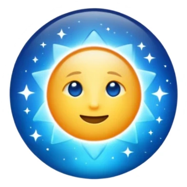 Étoile bleu sticker