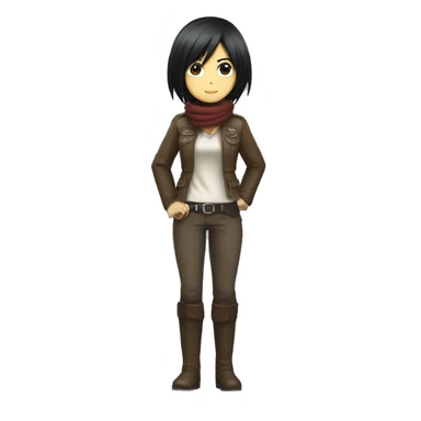 character mikasa ackerman sticker