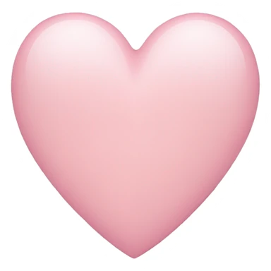 Light pink heart sticker