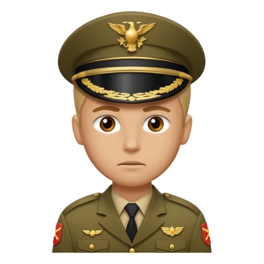 His rank is soldier sticker