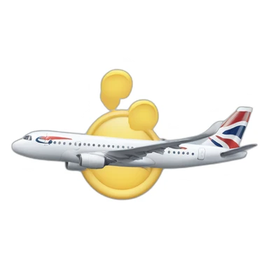 British airline sticker