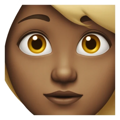 girl with massive nose sticker