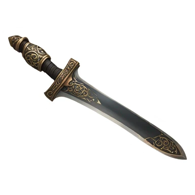 Magic Copper sword sticker