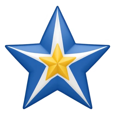 Create emoji bandeira do Pará Red background, wide white diagonal stripe top-left to bottom-right, blue five-pointed star centered on the stripe. Clean and symmetrical. sticker