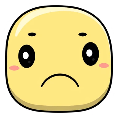 sad face sticker