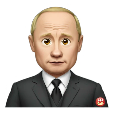 Putin as a pig  sticker