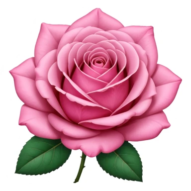 Polaroid photo of a pink rose  sticker