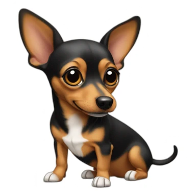 chiweenie sticker