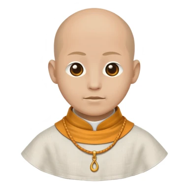 monk's collar sticker