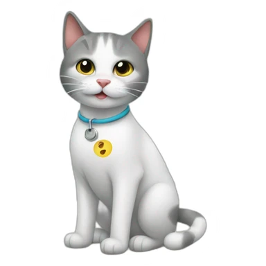 cat in clinic sticker