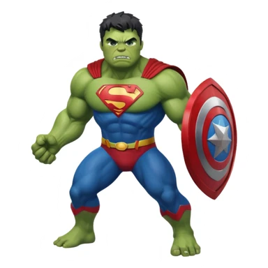hulk de supermam sticker