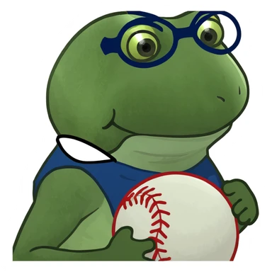 Baseball catcher sticker