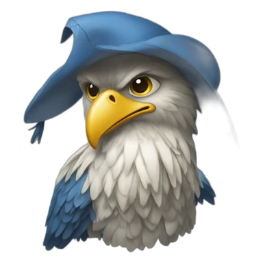 Aigle bleu sticker