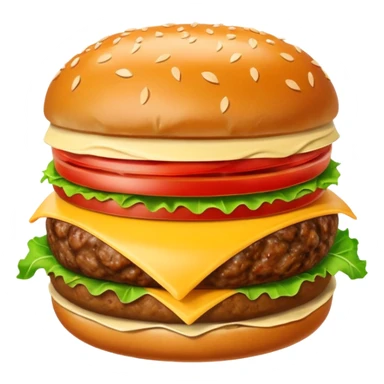 meatball burger sticker