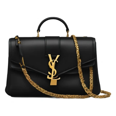 Black ysl bag sticker