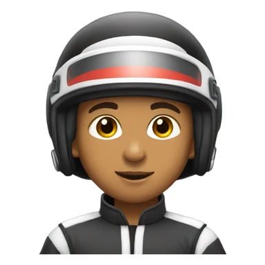 A lightskin boy karting sticker