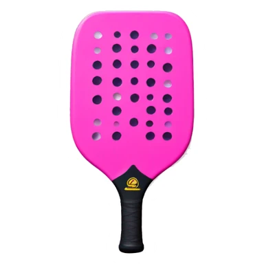 Pink pickleball paddel sticker
