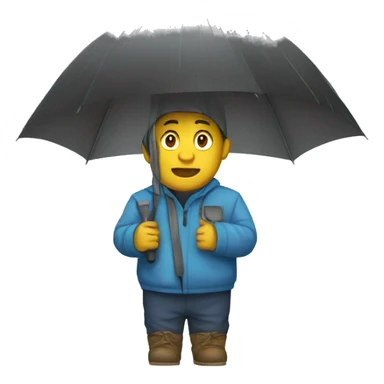lluvia  sticker