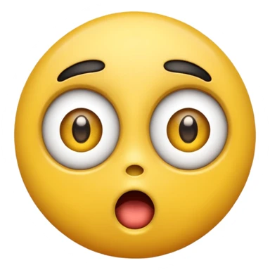 Şaşırmış emoji sticker