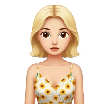 Luxury blonde model, brown eyes, honeymoon traveling in italy sticker