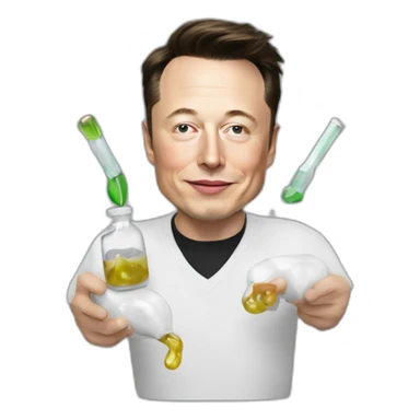 elon musk doing drugs, for educational purposes only, inclusiveness and positive, LGTBQ+ sticker