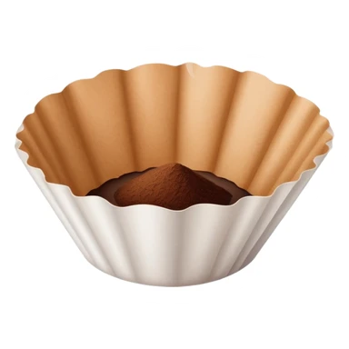 filling coffee in filter
 sticker