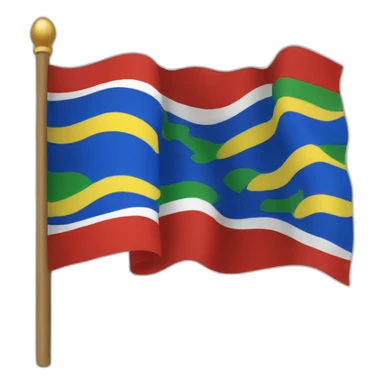 drapeau martinique sticker