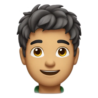 Newyear wishes from boy sticker