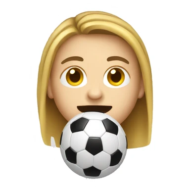 play soccer sticker