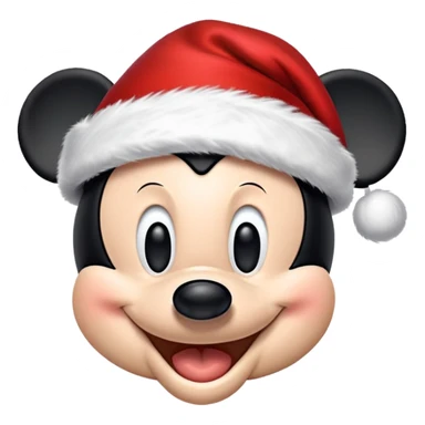 Christmas Mickey mouse sticker