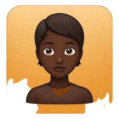 See only the shape, so no eyes, no lips, no hair. See only the silhouette. sticker