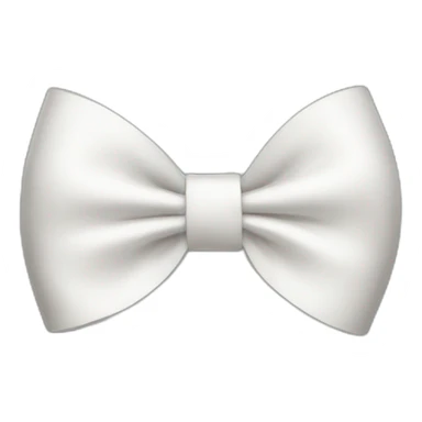 white bow drawing sticker