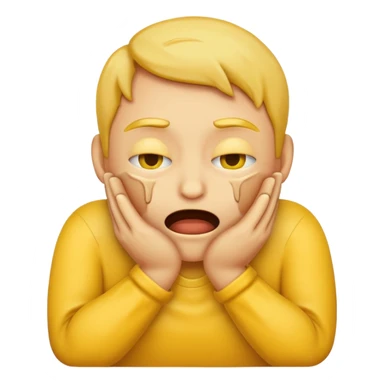 Create an emoji choking with hands sticker